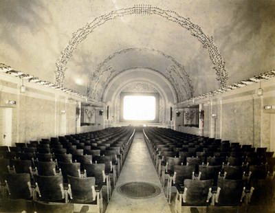Garden Theatre - Old Shot Of Auditorium (newer photo)